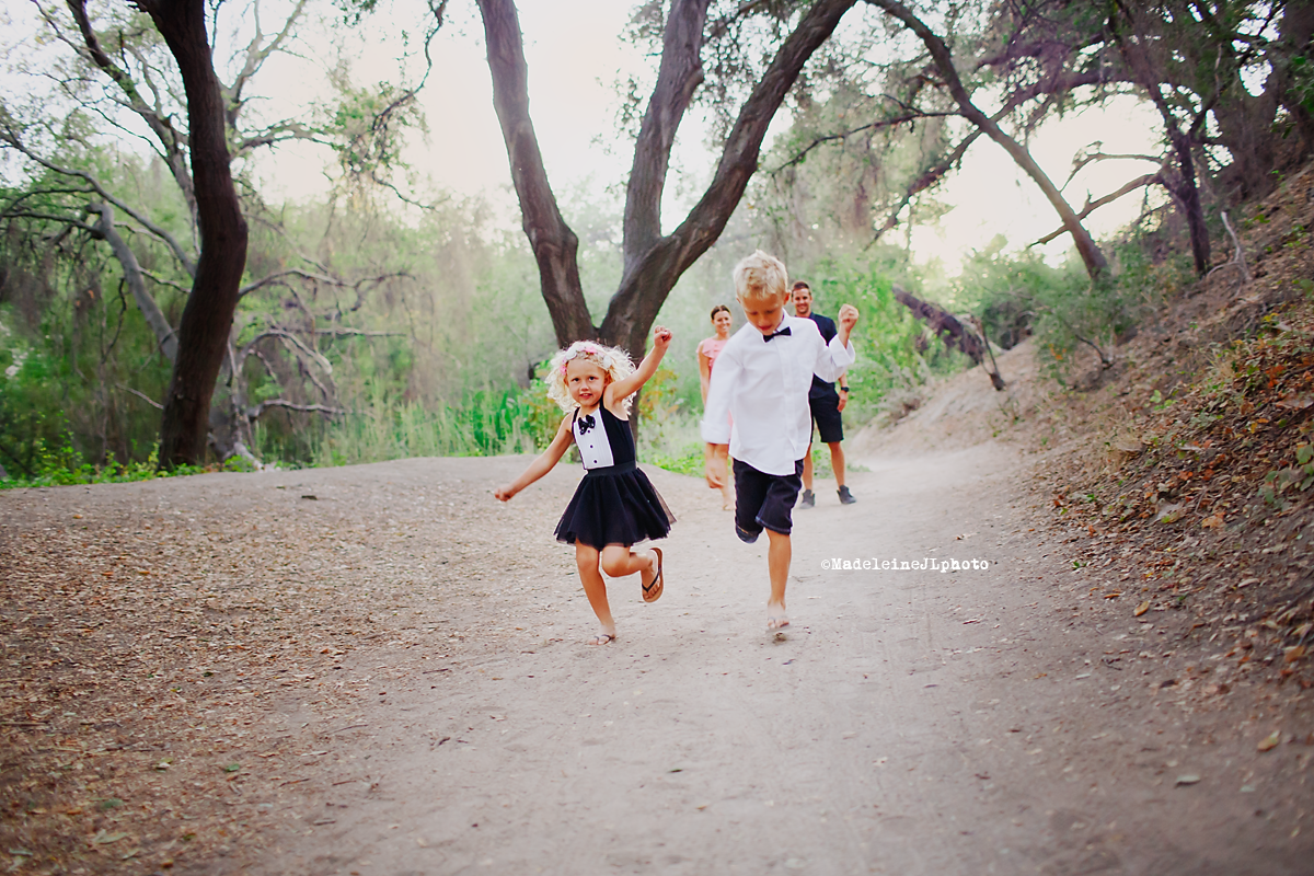 Orange County Lake Forest family session. OC family photographer. Colorful happy family. Brother and sister